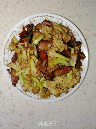 Stir-fried Bacon Cauliflower recipe