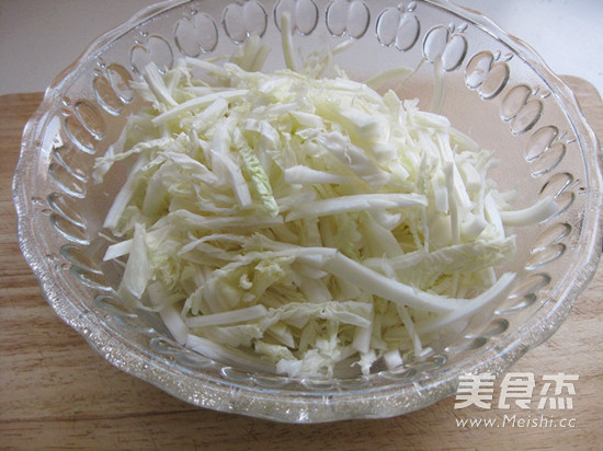 Jellyfish Head Mixed with Cabbage recipe