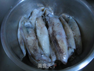 Pen Tube Fish Stewed with Cabbage Tofu recipe