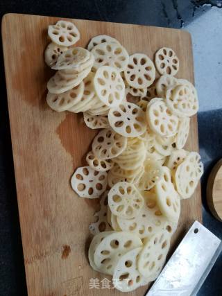 Red Oil Mixed Lotus Root recipe