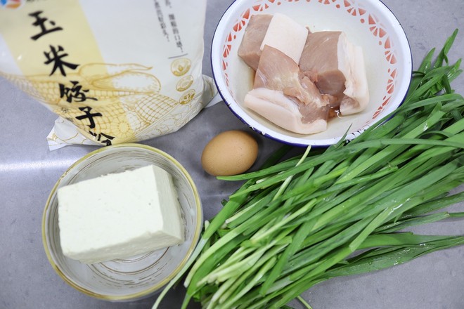 Leek, Tofu and Pork Dumplings recipe