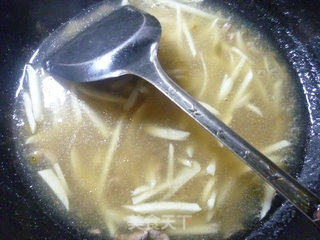 Tenderloin and Pickled Cabbage and Rice White Soup recipe