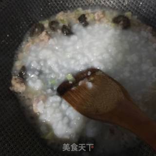 Lettuce Congee with Minced Meat and Sea Cucumber recipe