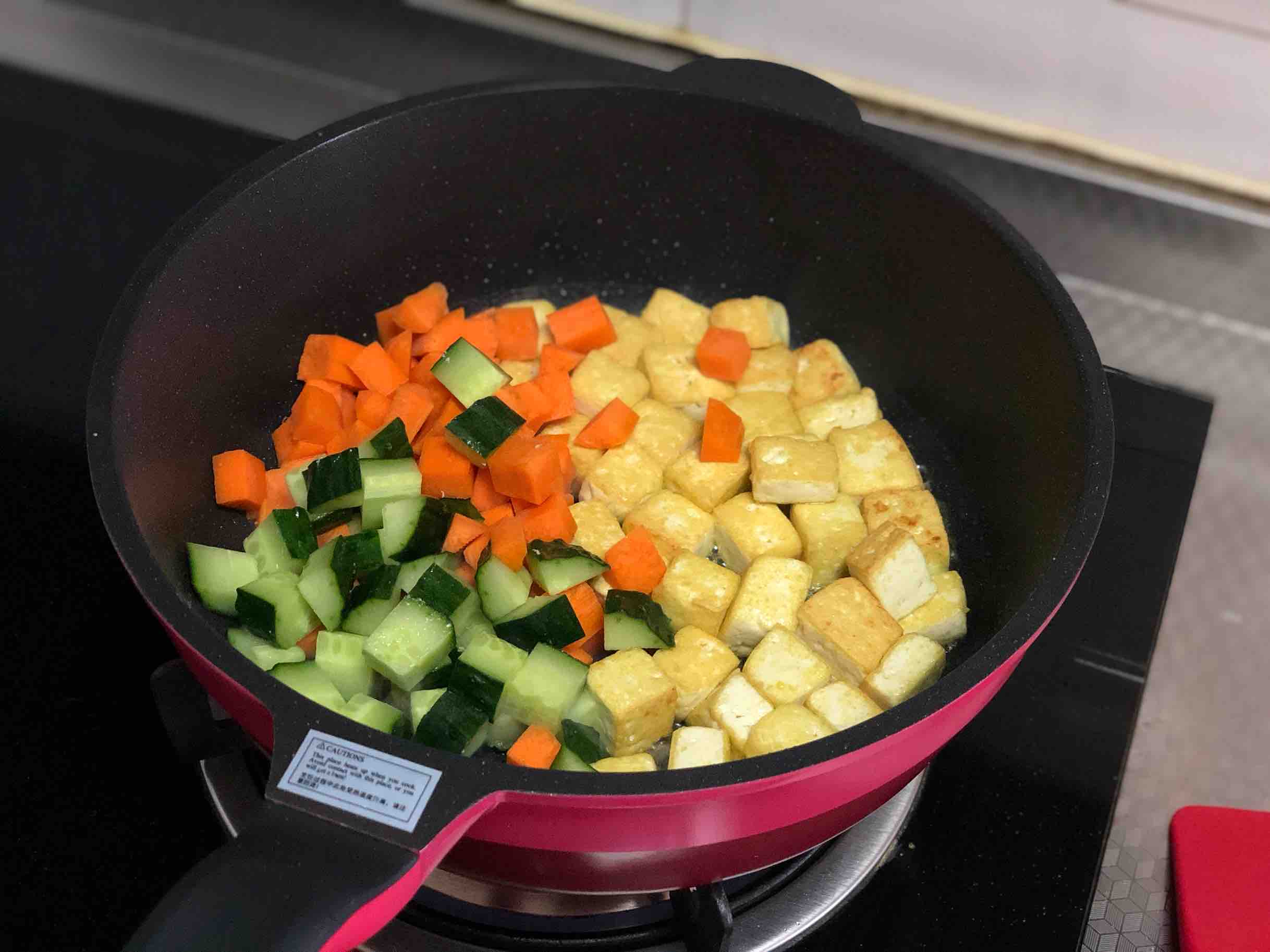 Tofu Ding with Seasonal Vegetables recipe