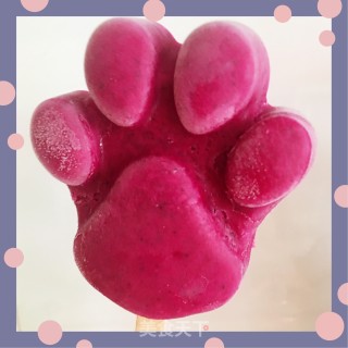Dragon Fruit Bear Paw Ice Cream recipe