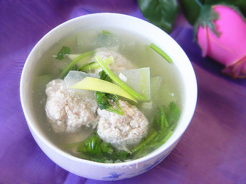 Winter Melon Meatball Soup recipe