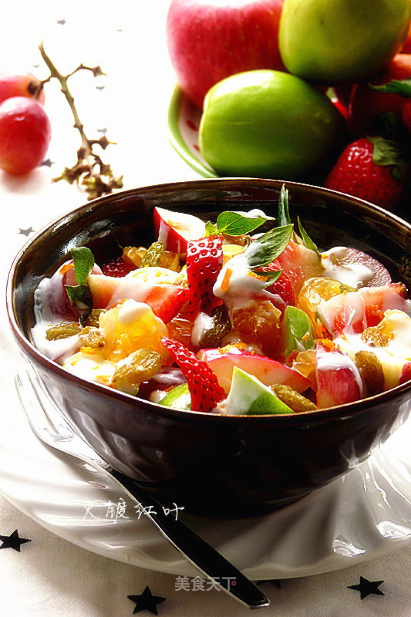 Yogurt Mixed Fruit Salad recipe