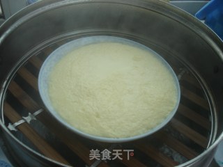 Steamed Egg with Minced Meat recipe