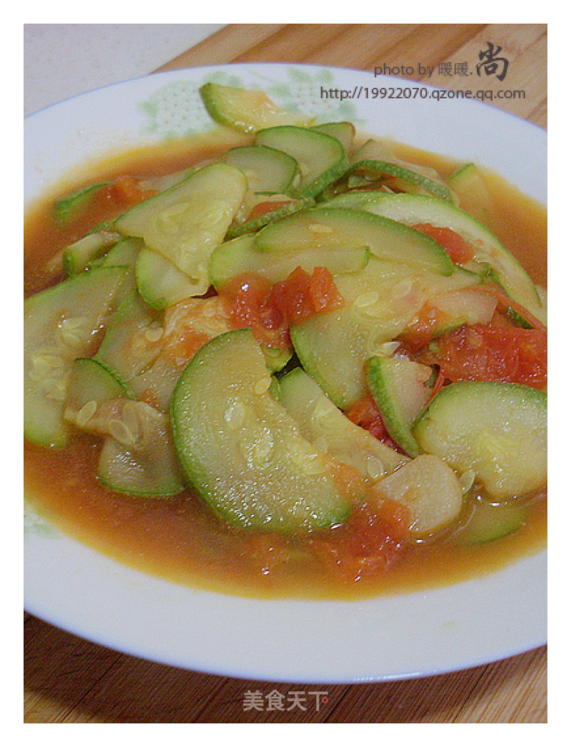 Stir-fried Zucchini with Tomatoes recipe