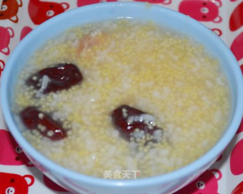 Jackfruit Seeds and Red Dates Porridge recipe