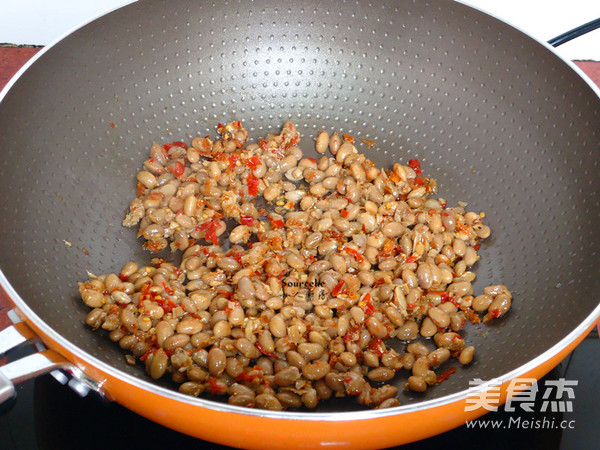 Laba Beans Mixed with Bitter Gourd recipe