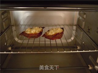 Baked Sweet Potato with Cheese recipe