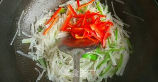 Stir-fried Shredded Radish recipe