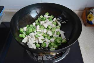 Tofu Fried Okra recipe