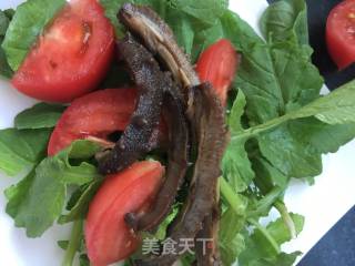 Sea Cucumber Salad with Radish Seedlings recipe