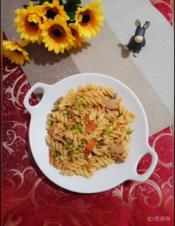 Chinese Style Stir-fried Pasta recipe
