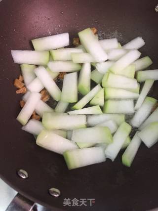 Winter Melon and Radish Dried Minced Meat Soup recipe