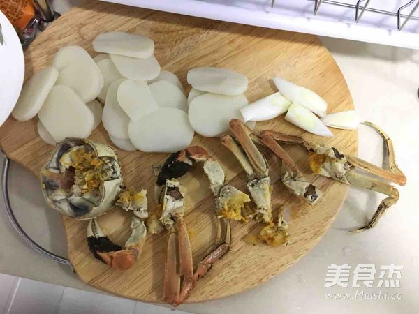 Crab Fried Rice Cake recipe