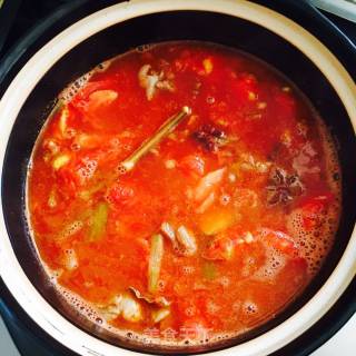 Stewed Beef Brisket with Tomatoes recipe