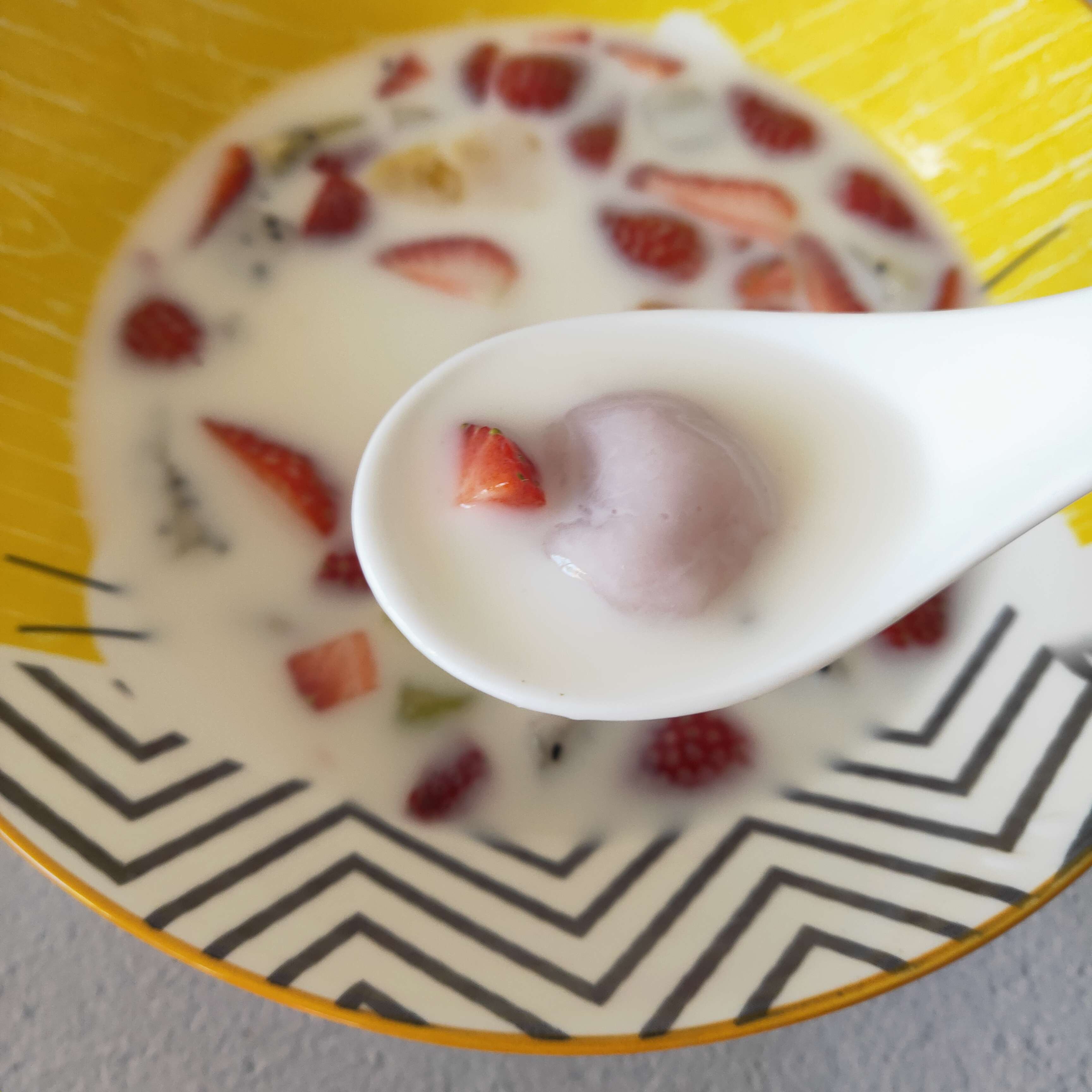 Yogurt and Fruit Gnocchi recipe