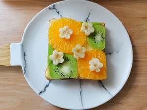 Fancy Fruit Toast ~ Fresh on The Table recipe