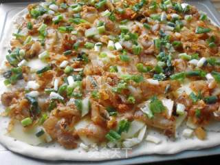 Kimchi Pork Belly Pizza recipe