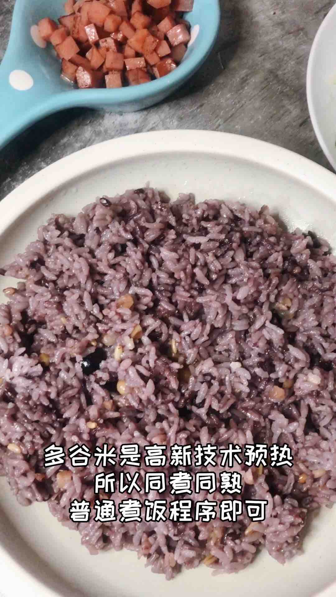 Nutritious Multi-grain Rice Bibimbap recipe