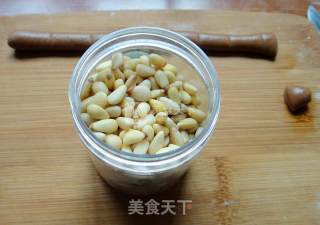 #aca烤明星大赛#fish Skin Pine Nuts recipe