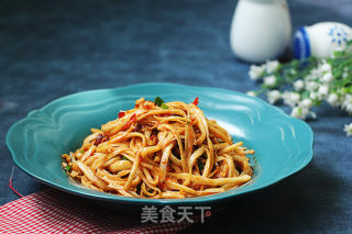 Spicy Shredded King Pleurotus recipe