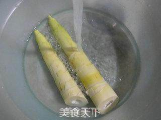 Steamed Bamboo Shoots with Sausage recipe