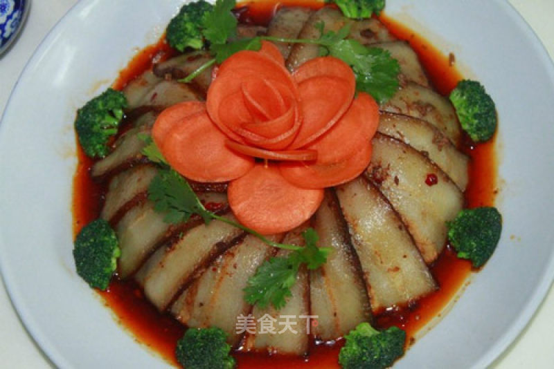 【eggplant-flavored Tiger Skin Buckle Meat】 recipe