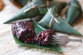 Purple Rice Eight Treasures Cone Rice Dumplings recipe