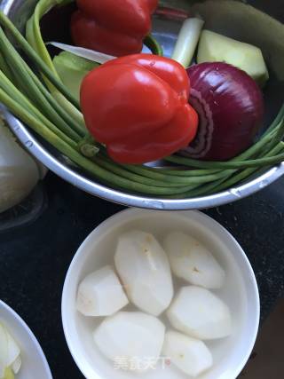 Roast Chicken with Taro recipe