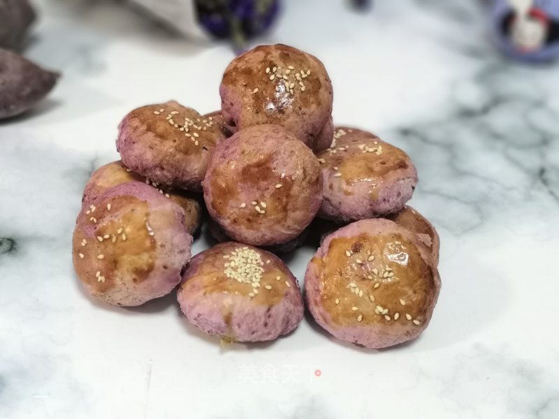Taro Mashed Purple Potato Shortbread recipe