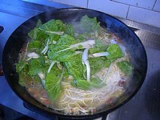 Mushroom Chicken Noodle Soup recipe