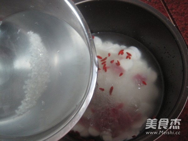 Chinese Yam Wolfberry Porridge recipe