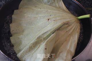 Steamed Pork Ribs with Lotus Leaf! recipe
