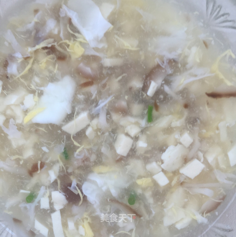 Tofu Soup with Minced Meat recipe