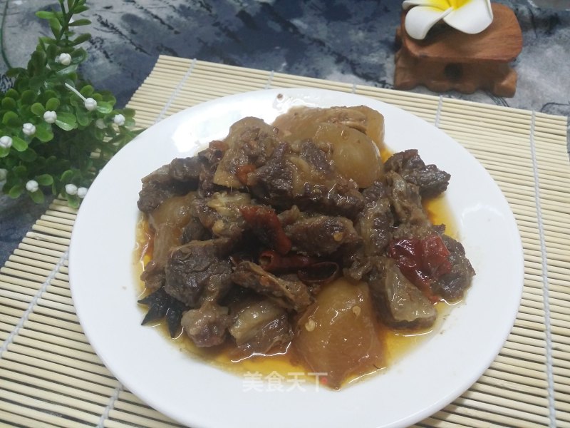 Stewed Beef Brisket with Radish recipe