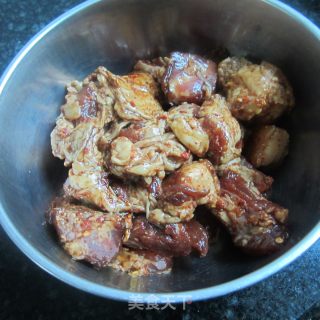 Diced Pork with Dried Radish Strips recipe