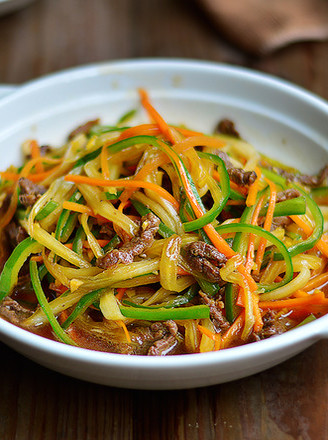 Mixed Vegetable Beef Shredded recipe