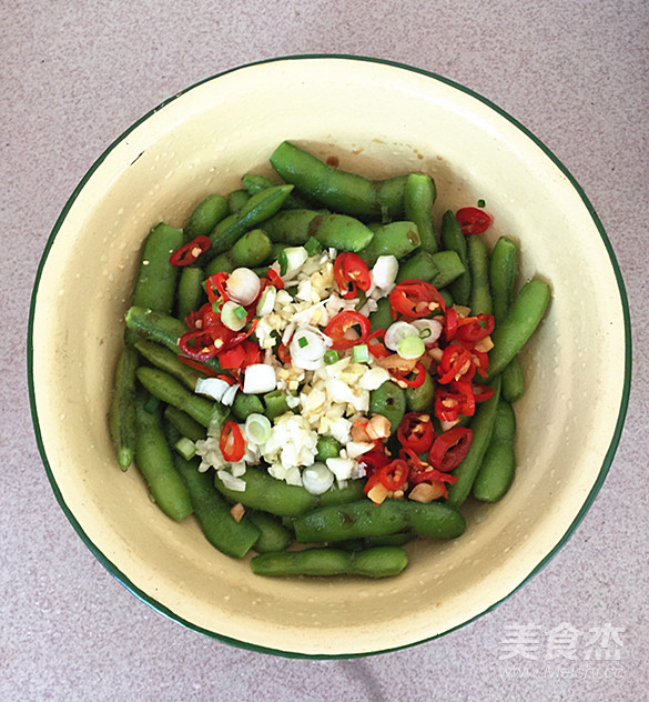 Spicy Cold Edamame recipe