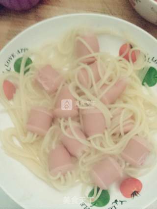 Pasta with Intestines Version of Tomato Spaghetti recipe