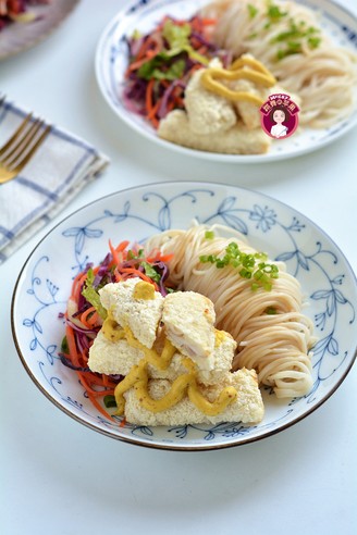 Low-fat Pollock Noodles with Mixed Vegetables recipe