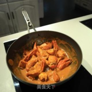 Fried Crab with Curry recipe