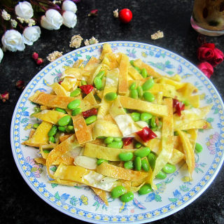 Edamame Scrambled Eggs-----home-made Simple and Nutritious Food recipe