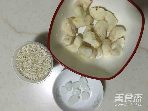 Rock Sugar Water Chestnut Congee recipe