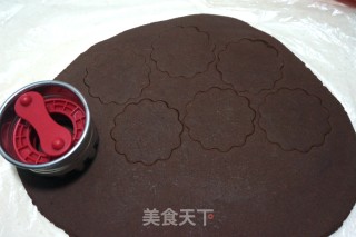 #柏翠大赛#cocoa Sandwich Biscuits recipe