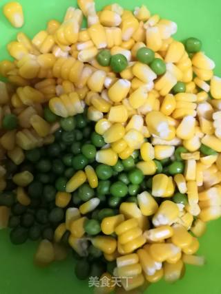 Corn Pea Pizza recipe
