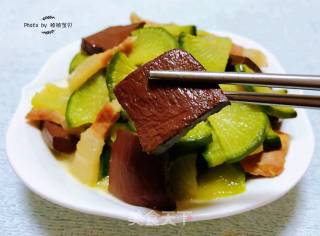 #萝卜# Braised Pork Belly with Radish and Blood Tofu recipe